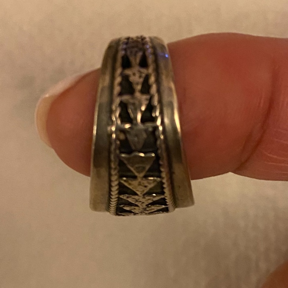 Native American Signed Sterling Earrings